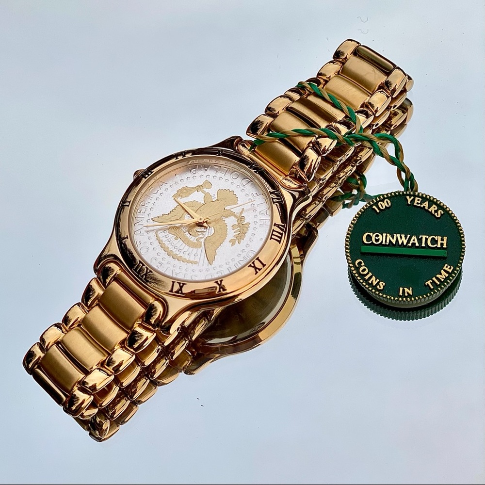 Presidential Seal Half Dollar Bracelet Coin Watch